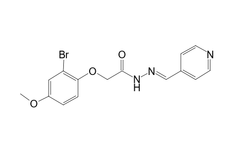 (2-Bromo-4-methoxy-phenoxy)-acetic acid pyridin-4-ylmethylene-hydrazide