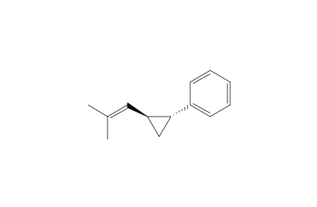(trans)-1-(2'-Methylprop-1'-enyl)-2-phenylcyclopropane