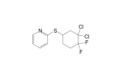 1,1-Dichloro-2,2-difluoro-5-(2-pyridylthio)cyclohexane
