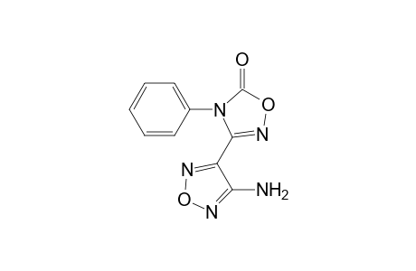 1,2,4-Oxadiazol-5(4H)-one, 3-(4-aminofurazan-3-yl)-4-phenyl-