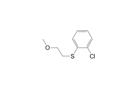 Benzene, 1-chloro-2-[(2-methoxyethyl)thio]-
