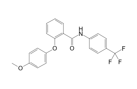 2-(4-methoxyphenoxy)-N-(4-(trifluoromethyl)phenyl)benzamide