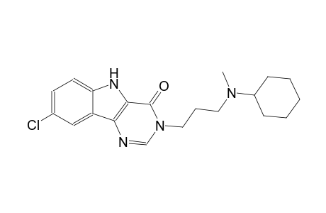 4H-pyrimido[5,4-b]indol-4-one, 8-chloro-3-[3-(cyclohexylmethylamino)propyl]-3,5-dihydro-