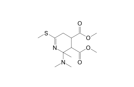Dimethyl 6-(dimethylamino)-6-methyl-2-(methylthio)-3,4,5,6-tetrahydropyridine-4,5-dicarboxylate