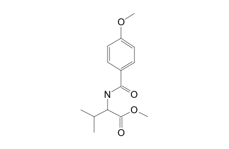 L-Valine, N-(p-anisoyl)-, methyl ester