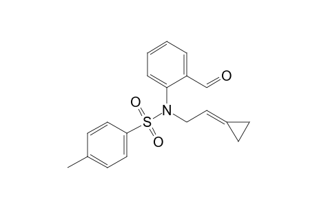N-(2-Cyclopropylideneethyl)-N-(2-formylphenyl)-4-methylbenzenesulfonamide