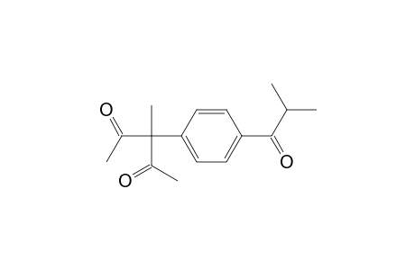 3-Methyl-3-(4'-isobutyryl)phenylpentandione