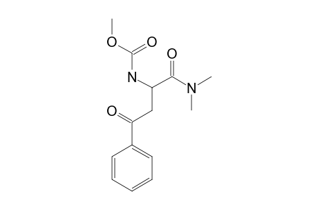 2-(METHOXYCARBONYLAMINO)-N,N-DIMETHYL-4-OXO-4-PHENYL-BUTANAMIDE
