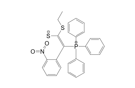 1-Ethylthio-2-(nitrophenyl)-2-(triphenylphosphonio)ethenethiolate