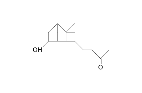 5,5-Dimethyl-6-(4-oxo-pentyl)-bicyclo(2.2.1)heptanol-2