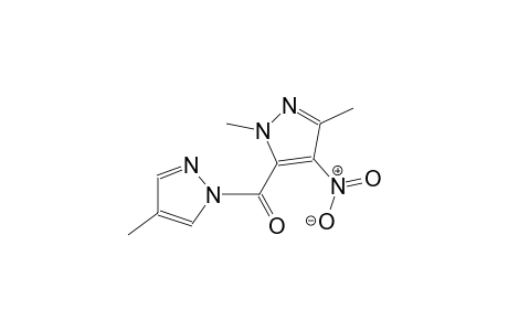 1,3-dimethyl-5-[(4-methyl-1H-pyrazol-1-yl)carbonyl]-4-nitro-1H-pyrazole