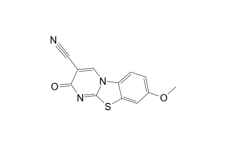 8-METHOXY-2-OXO-2H-PYRIMIDO-[2,1-B]-BENZOTHIAZOLE-3-CARBONITRILE