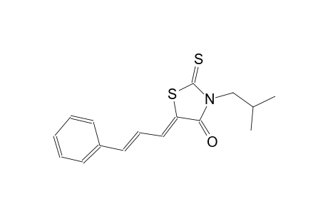 4-thiazolidinone, 3-(2-methylpropyl)-5-[(2E)-3-phenyl-2-propenylidene]-2-thioxo-, (5Z)-