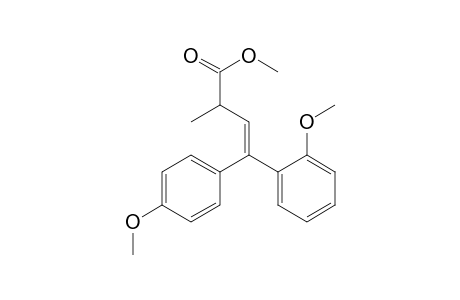 Methyl 4-( 4'-methoxyphenyl)-4-(2'-methoxyphenyl)-2-methyl-3-butenoate