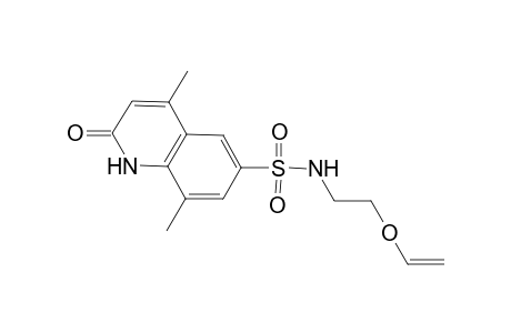 6-Quinolinesulfonamide, N-[2-(ethenyloxy)ethyl]-1,2-dihydro-4,8-dimethyl-2-oxo-