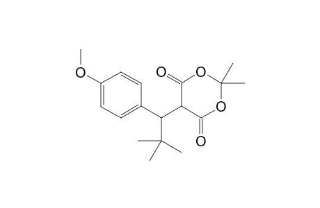5-[1-(4-Methoxyphenyl)-2,2-dimethylpropyl]-2,2-dimethyl-1,3-dioxane-4,6-dione