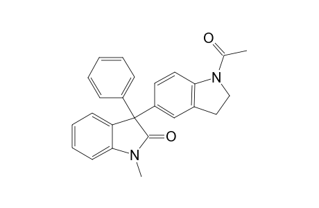 1'-acetyl-1-methyl-3-phenyl-3,5'-biindolin-2-one