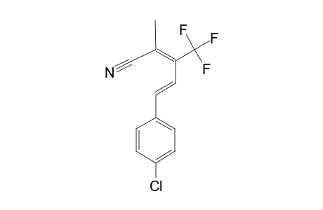 5-(4-CHLOROPHENYL)-2-METHYL-3-(TRIFLUOROMETHYL)-PENTA-2Z,4E-DIENENITRILE