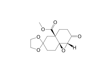 (4.alpha.,4a.alpha.)-1,2,4a,5,6,7,8,8a-Octahydro-8a.beta.-carbomethoxy-7,7-ethylenedioxy-4.beta.,4a.beta.-epoxy-3(2H)-oxonaphthalene