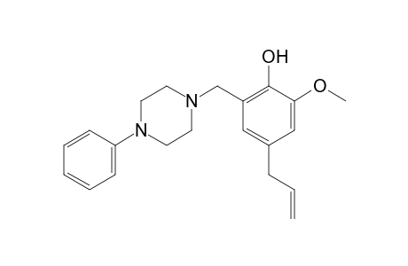 4-allyl-2-methoxy-6-[(4-phenylpiperazin-1-yl)methyl]phenol