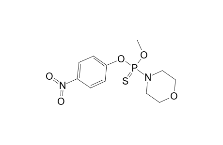 Phosphonothioic acid, morpholino-, O-methyl O-(p-nitrophenyl) ester