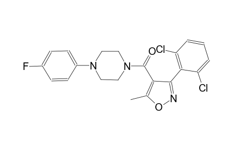 1-{[3-(2,6-dichlorophenyl)-5-methyl-4-isoxazolyl]carbonyl}-4-(4-fluorophenyl)piperazine