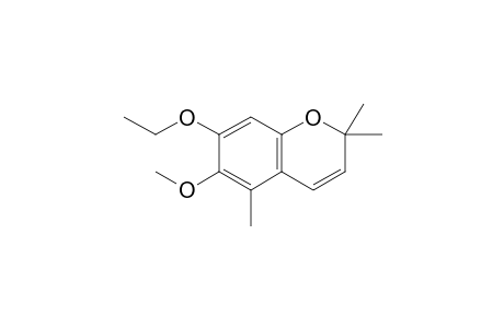 7-Ethoxy-6-methoxy-2,2,5-trimethyl-1-benzopyran