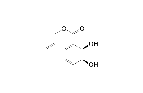 (+)-Allyl (5S,6R)-5,6-dihydroxycyclohexa-1,3-dienecarboxylate