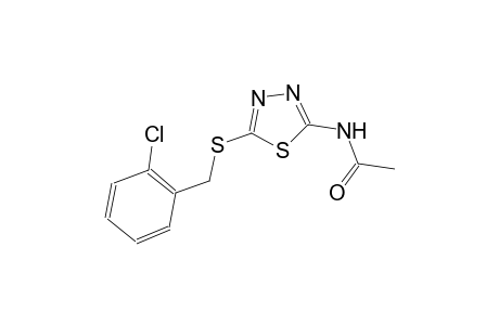 acetamide, N-[5-[[(2-chlorophenyl)methyl]thio]-1,3,4-thiadiazol-2-yl]-
