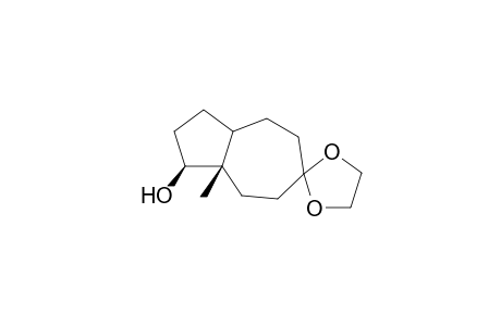 1.beta.-Hydroxy-8a.beta.-methyl-1,2,3,3a.beta.,4,7,8-heptahydro-6-(7H)-azulenone 6-ethylene ketal