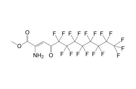 1-(2-amino-3-methoxycarbonyl-1-propenyl)perfluoronanone