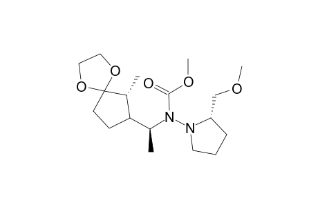 (S,R,R)-2-(Methoxymethyl)-1-{N-[1-(3,3-ethylidenedioxy-2-methylcyclopentyl)ethyl]-N-(methoxycarbonyl)amino}pyrrolidine