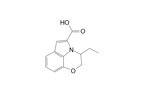 Pyrrolo[1,2,3-de]-1,4-benzoxazine-5-carboxylic acid, 3-ethyl-2,3-dihydro-, (.+-.)-