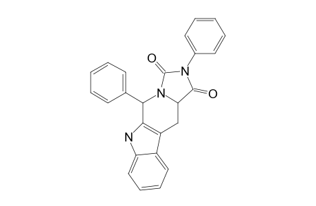 2,5-DIPHENYL-1,3-DIOXO-6H-1,2,3,5,11,11A-HEXAHYDROIMIDAZO-[1,5-B]-BETA-CARBOLINE