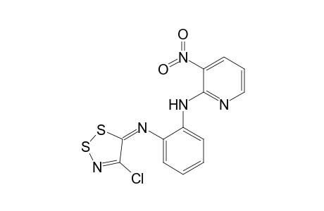 5-[N-(2-(3-Nitropyridin-2-ylamino)phenyl)imino]-4-chloro-5H-1,2,3-dithiazole