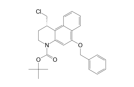 6-(BENZYLOXY)-4-(TERT.-BUTYLOXYCARBONYL)-1-(CHLOROMETHYL)-1,2,3,4-TETRAHYDROBENZO-[F]-QUINOLINE