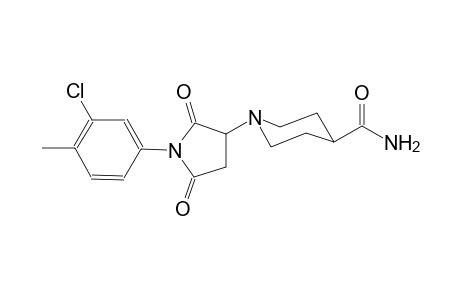 4-piperidinecarboxamide, 1-[1-(3-chloro-4-methylphenyl)-2,5-dioxo-3-pyrrolidinyl]-