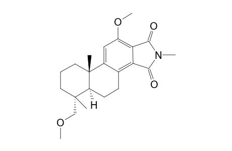 [5aR-(5aa,6b,9ab)]-11-methoxy-6-methoxymethyl-2,6,9a-trimethyl-4,5,5a,6,7,8,9,9a-octahydrophenanthro[1,2-c]dihydropyrrole-1,3-dione