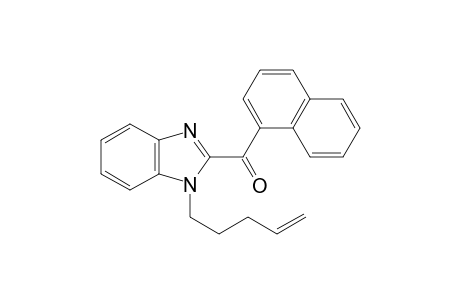 1-Naphthyl(1-(pent-4-en-1-yl)-1H-benzimidazol-2-yl)methanone