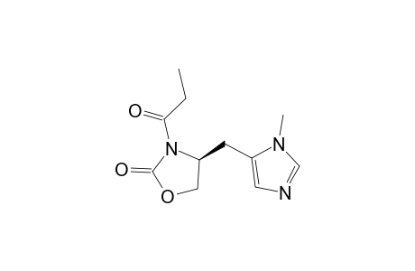 (S)-4-(3-Methyl-3H-imidazol-4-ylmethyl)-3-propionyl-oxazolidin-2-one