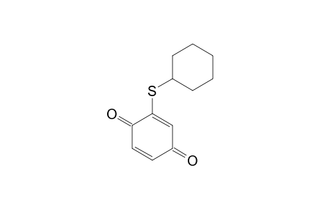 2-(cyclohexylthio)-p-benzoquinone