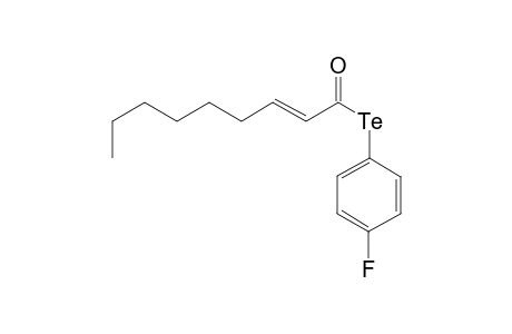 p-Fluorophenyl non-2-en-telluroloate