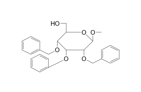 .beta.-d-Glucopyranoside, methyl 2,3,4-tris-O-(phenylmethyl)-