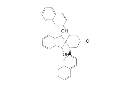 (2S,6S)-2,6-Di(.beta.-naphthyl)spiro[cyclohexane-1,2'-indane]-1',3',4-triol