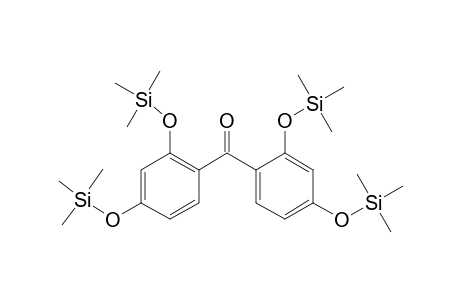 Benzophenone <2,2',4,4'-tetrahydroxy->, tetra-TMS