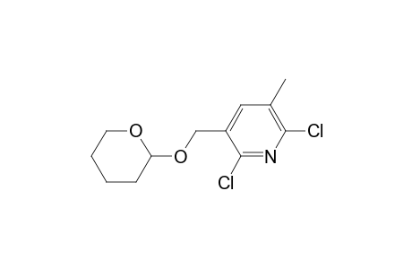 2,6-Dichloro-5-methyl-3-[((tetrahydropyran-2-yl)oxy)methyl]pyridine