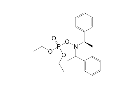 Benzenemethanamine, N-[(diethoxyphosphinyl)oxy]-.alpha.-methyl-N-(1-phenylethyl)-, (R*,R*)-(.+-.)-