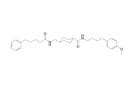 N-[(p-Methoxyphenyl)butyl]-(trans)-4-[(4'-phenylbutyl)carbonylamino]methyl}-cyclohexane-carboxamide