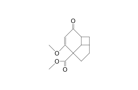1-Carbomethoxy-2-methoxy-tricyclo(4.3.1.0/7,10/)dec-2-en-4-one