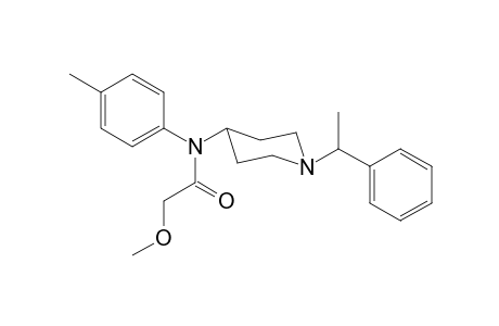 2-methoxy-N-4-methylphenyl-N-[1-(1-phenylethyl)piperidin-4-yl]acetamide